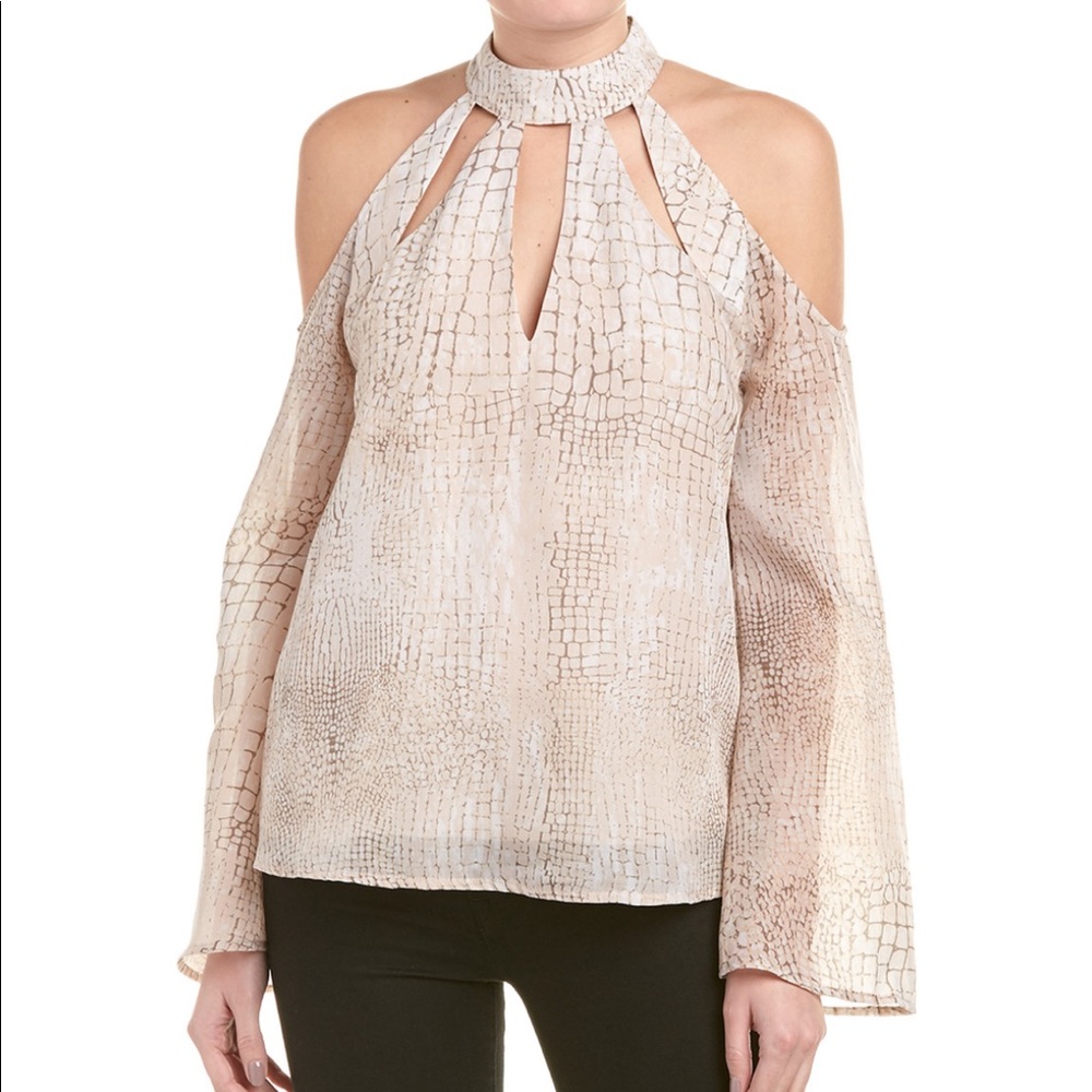 NWT The Jetset Diaries Sobek Top in Croc Print Size: Medium